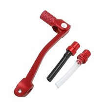 Motorcycle Folding Gear Shifter Shift Lever, Foldable Motorbike Pedal Red
