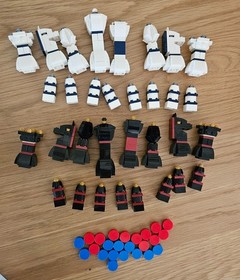 LEGO 40174 2 IN 1 Iconic Chess & Checkers Set Retired COMPLETE No Box or Manual