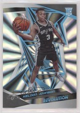 2019-20 Panini Revolution Rookies Sunburst 53/75 Keldon Johnson #127 0ei3