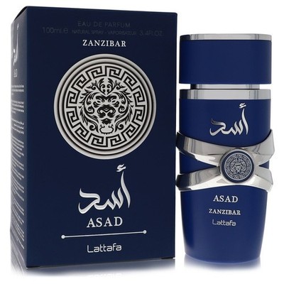 Lattafa Asad Zanzibar by Lattafa Eau De Parfum Spray 3.4 oz For Men