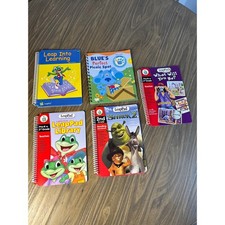 LeapFrog LeapPad Story Reader Book Lot 5pc Kids Pre-K-2nd Grade Educational