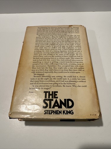 The Stand (BCE) von Stephen King 1978 Hardcover akzeptabler Zustand - Bild 3 von 9