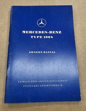  Mercedes W121 Type 190b Ponton Owner's Manual Book Edition B / NICE