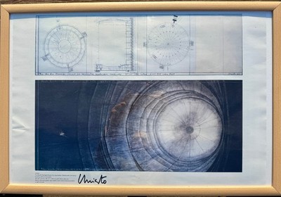 Christo | Signiert | THE BIG AIR PACKAGE |  Oberhausen | Poster ca. 40 x 60 cm