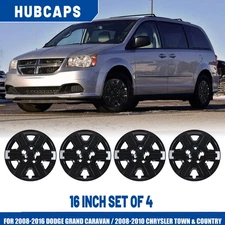 16" 4PCS Steel Wheel Rim Covers Hub Caps for Dodge Grand Caravan 2008-2016