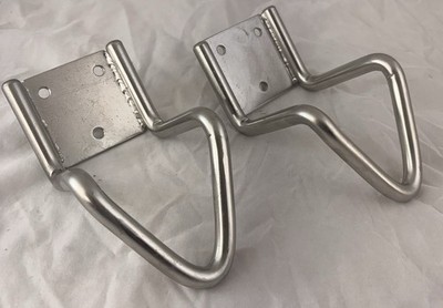 Stainless Steel Weaver Dingy Snap Davit Transom Boat Swim board Hooks 3'' Rise