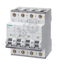 Siemens 5SY4425-8 miniature circuit breaker MCB , 400V, 10kA, 4-pole, C, 25A
