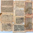 VINTAGE SANSKRIT/HINDI ATTRACTIVE MANUSCRIPT 10 LEAVES-20 PAGES. INTERESTING.