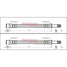 Flexible de frein Seat INCA