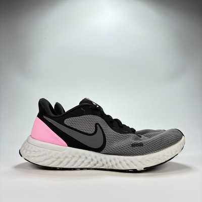 Nike Revolution Black Pink Grey Running Shoes BQ3207-004
