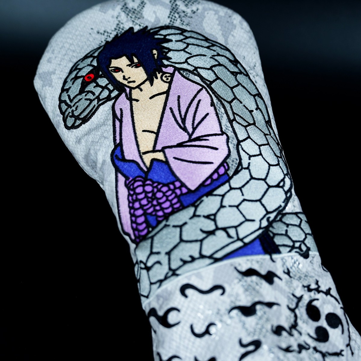 パーツ SASUKE New White Snake Sasuke Inspired Golf Driver/FW/Hybrid Headcover