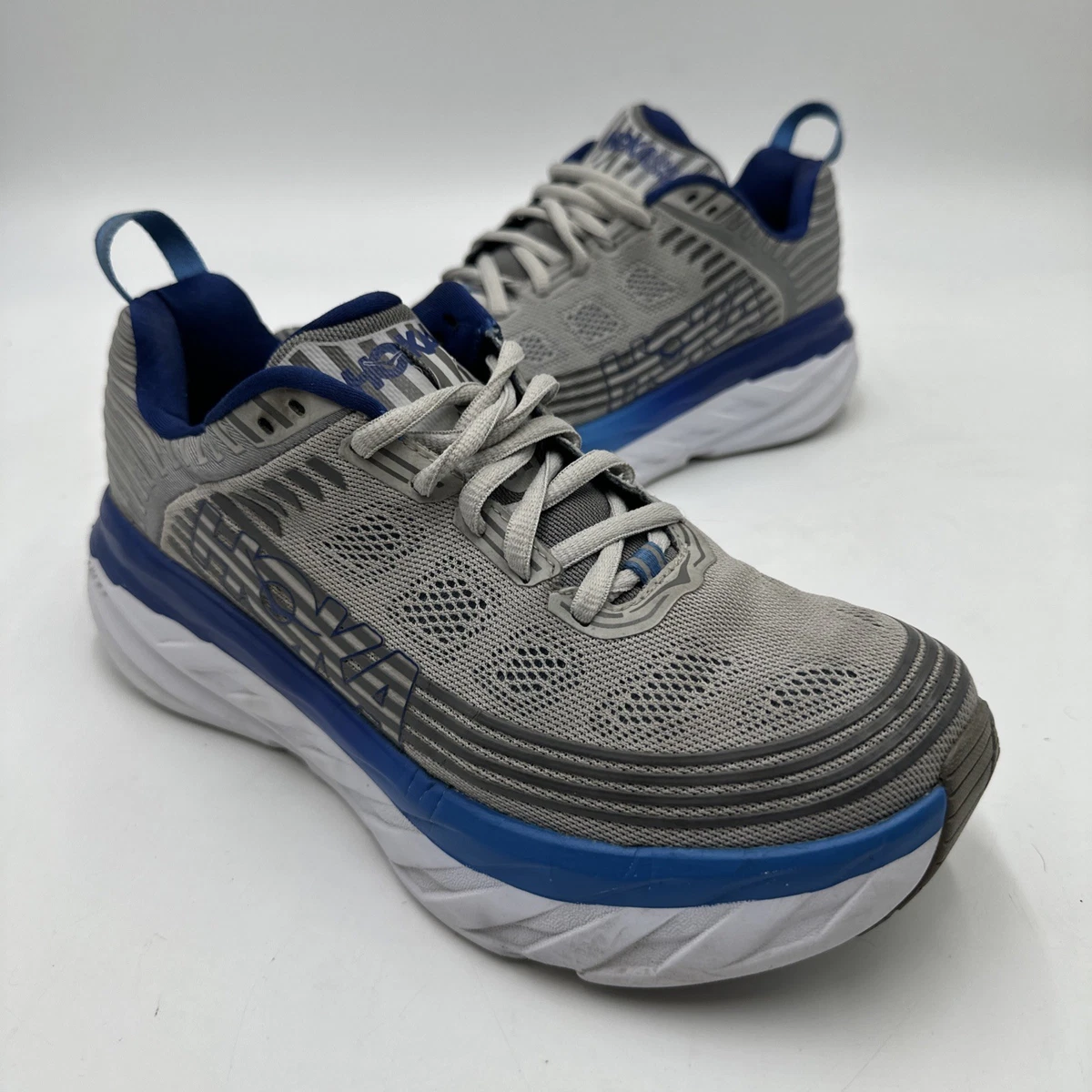 Hoka One One HOKA Bondi 6 Wide Frost Grey Vapor Blue for  display picture 1