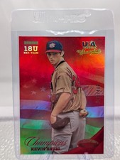2013 USA Baseball Champions Certified National Team Mirror Red Kevin Davis /499
