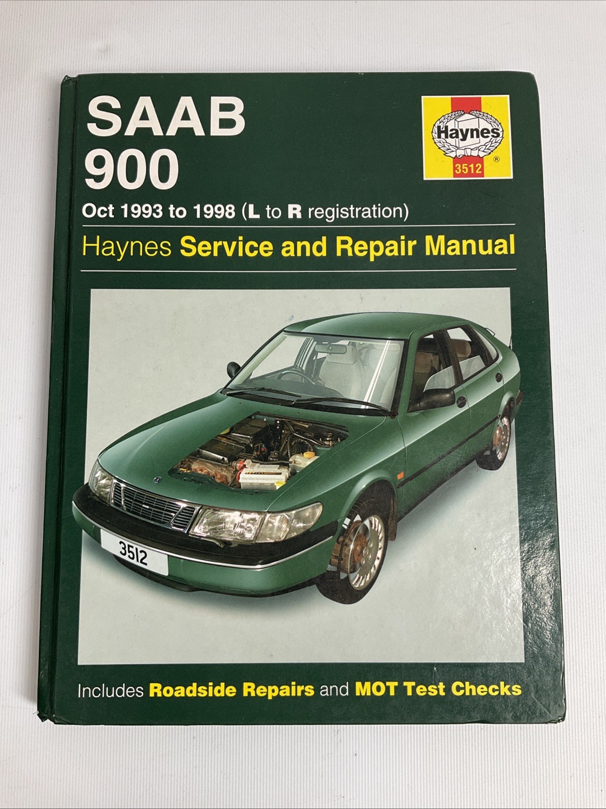 SAAB 900 Haynes Manual 1993–1998   Service and Repair Manual Hardback
