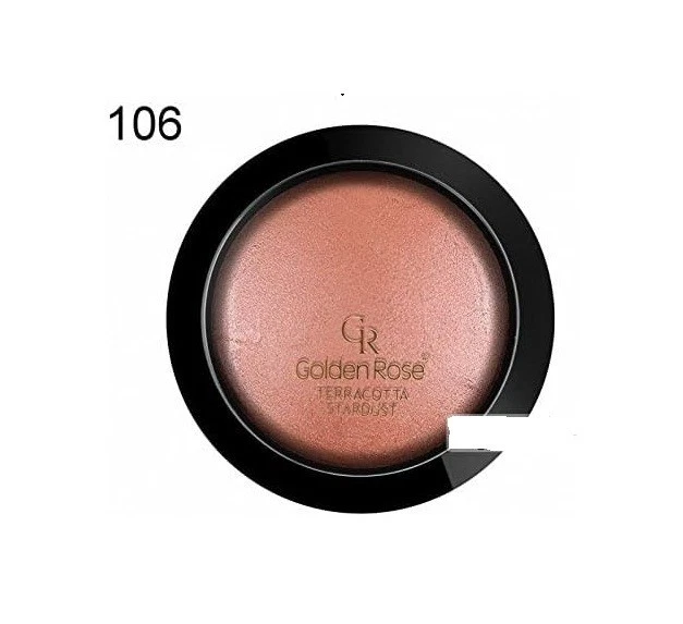GOLDEN ROSE POUDRE STARDUST compacte de teint 107 BRUN PASTEL 9gr NEUF - Photo 1/1