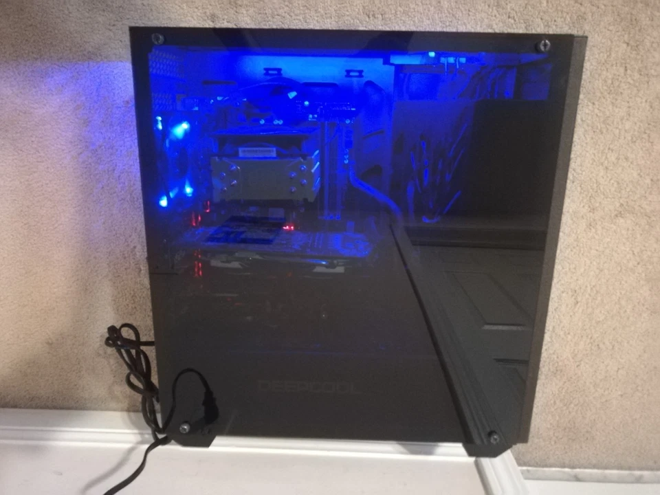 Asus Gaming PC Ryzen 7 1700 3.4GHz 16GB RAM 250SSD+1TB HD WIFI RX 580 8GB Win 11 - Image 3 of 4