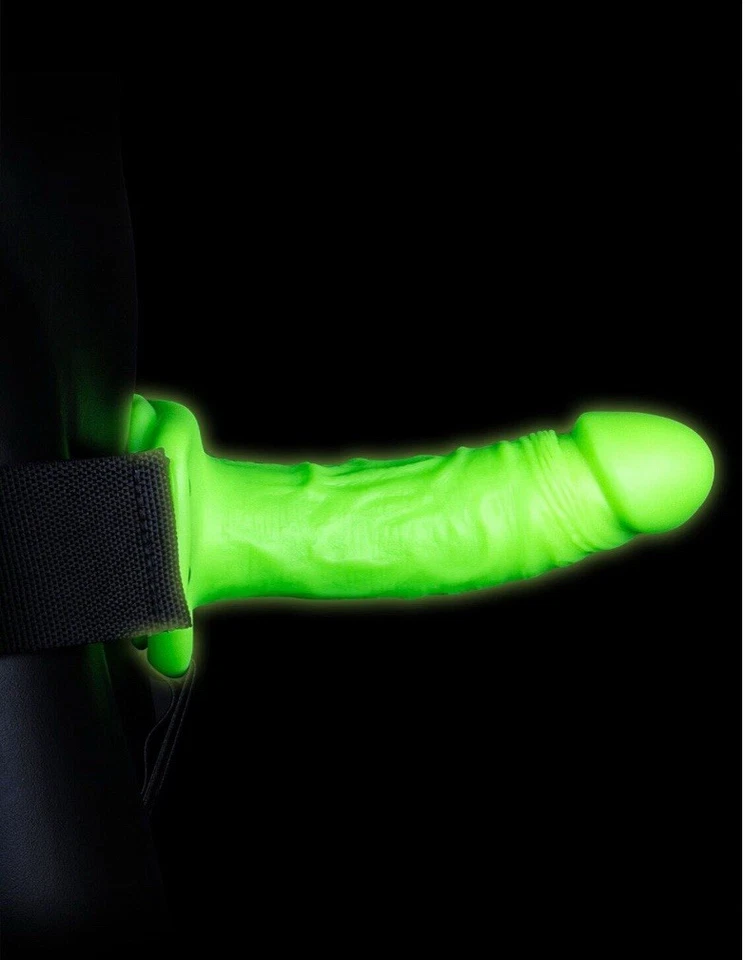 OUCH! "Correa realista hueca SHOTS AMERICA brilla en la oscuridad 7""/18 cm" Foto 4 de 4