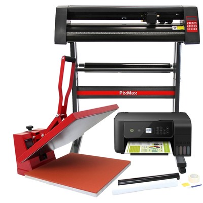 Vinyl Schneideplotter Plotter, 50cm Sublimation Hitze Presse, Drucker, Design Software &