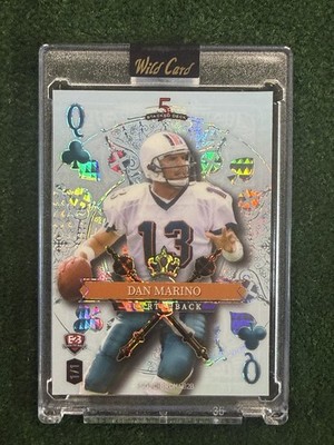 Dan Marino & Ben Roethlisberger 1/1 B2B - Platinum Triangles - 2024 Wild Card