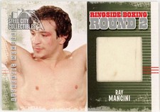 Ray Mancini 2011 ITG Ringside Boxing Silver Trunks Card #AM-52