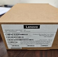 Lenovo ThinkPad Universal USB-C Dock Gen2 40AS0090US NEW Sealed