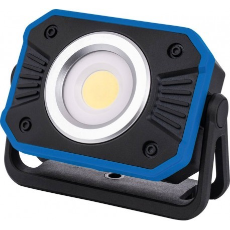 Projecteur LED 10W sans fil 1000lm antichoc IP65 pour atelier et camping