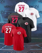 Chris Stewart #27 Cincinnati Reds Team Name & Number Player SHIRT UNISEX