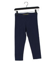 Boden Women's Sports Bottoms UK 10 Blue Viscose with Elastane Cropped