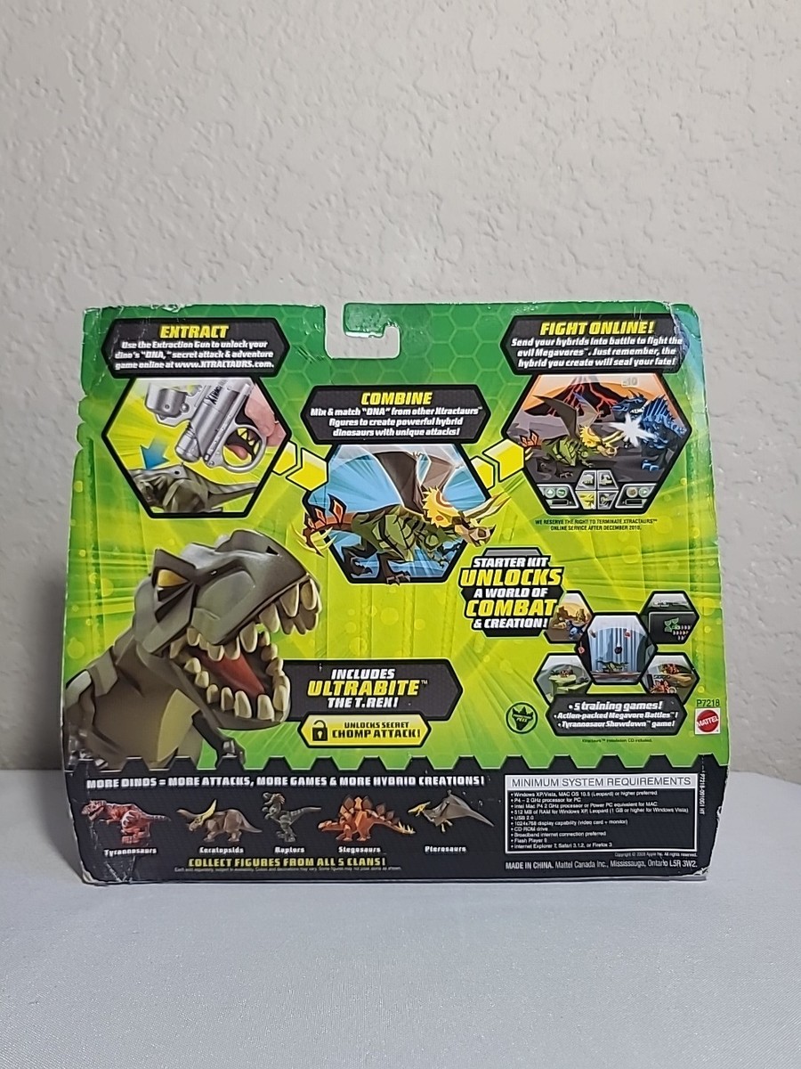 Mattel Xtractaurs Starter Kit Includes CD #p7218 UPC 027084763751