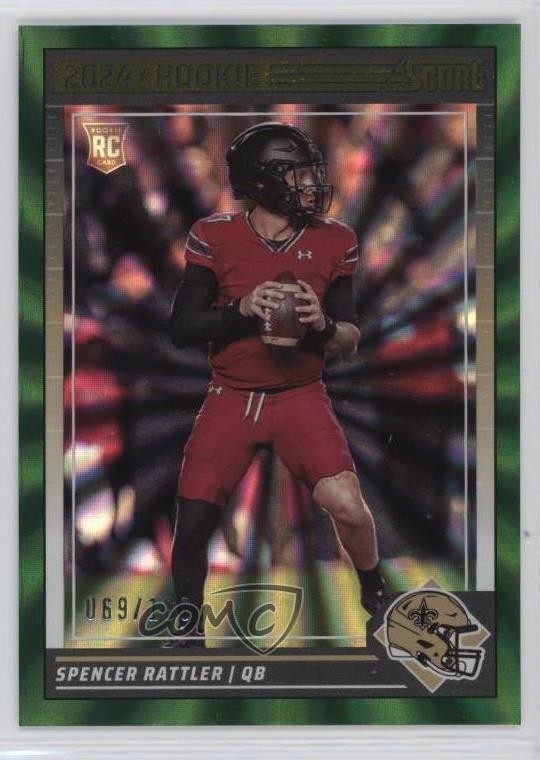 2024 Score Rookies Spokes 69/180 Spencer Rattler #345 Rookie RC 0nr3