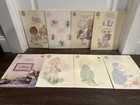 8 PRECIOUS MOMENTS CROSS STITCH BOOKS PATTERNS GLORIA & PAT 80s Sew Spring Mini — photo 1