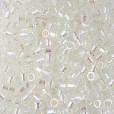 11/0 MIYUKI DELICA Crystal AB Seed Bead 8g