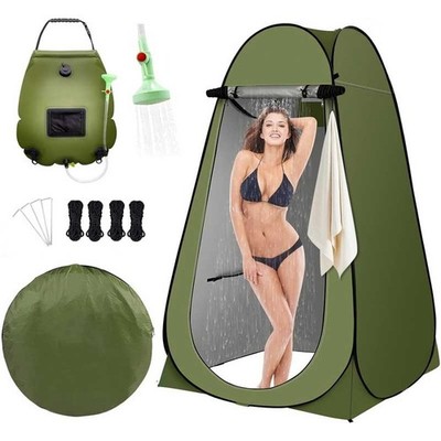 Solar-Campingdusche 20L   Gentleman-Selection Outdoor Dusche ohne Strom, faltbar
