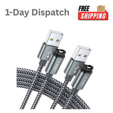 IIABC Charger Cable Compatible Garmin Watch 2 Pack 3.3FT USB Braided