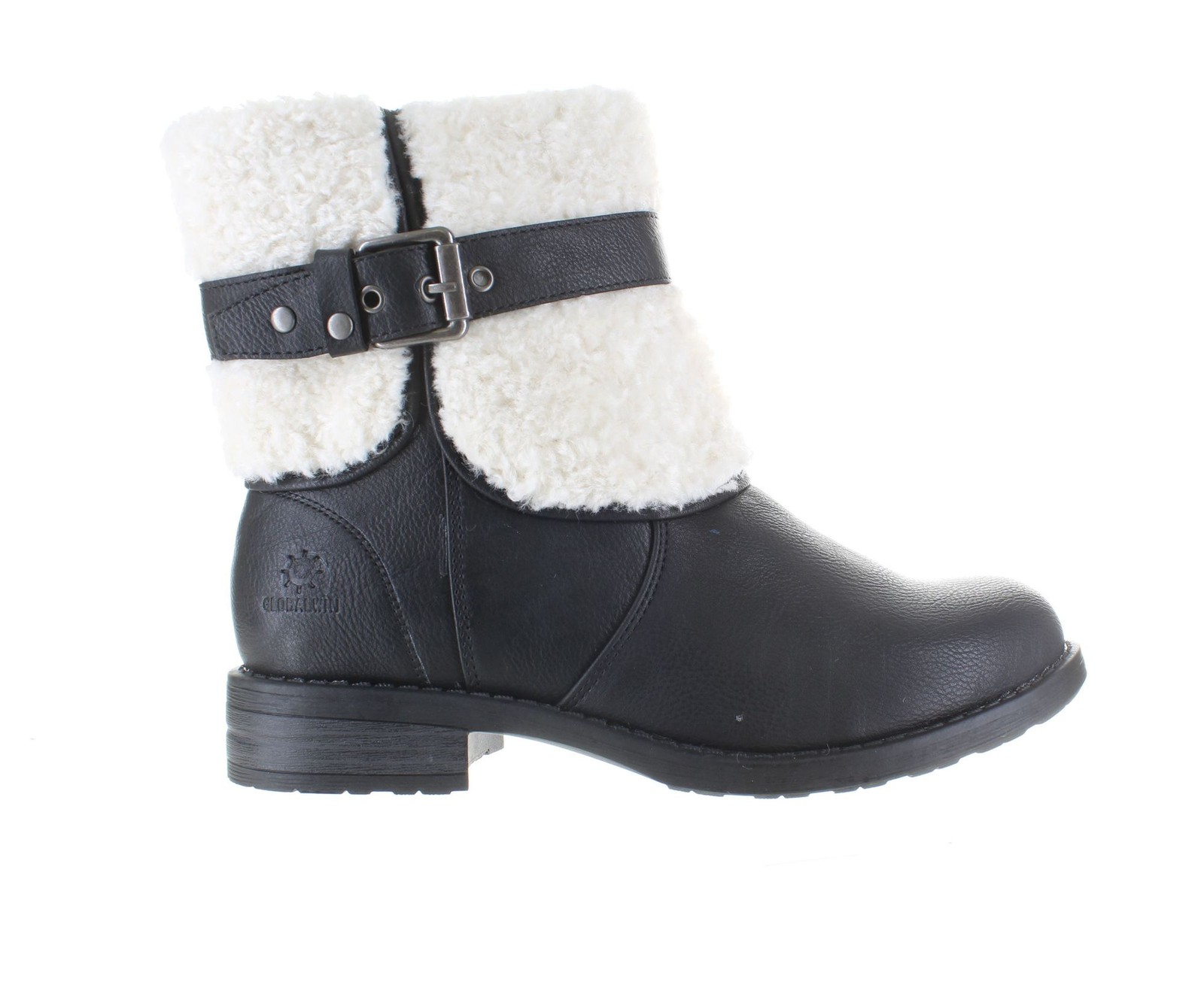 Women's Black Snow Boots by Global Win - Size 9 (7634926)