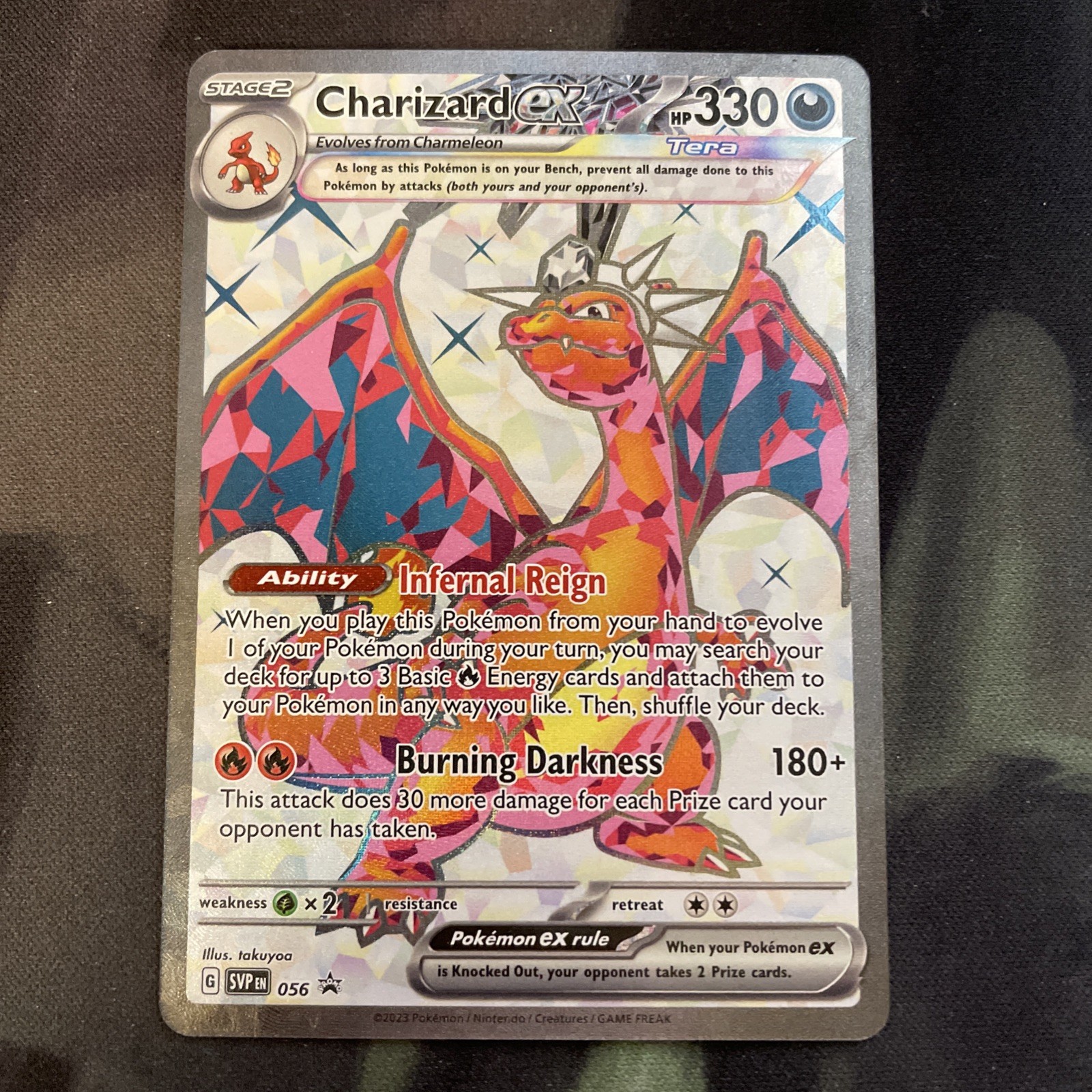 Charizard ex 056 Sv: Scarlet & Violet Promo Cards Holo Pokemon Full Art