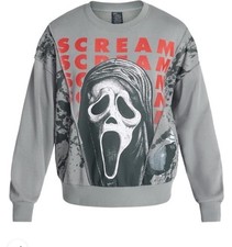 Scream Horror Movie Size XL Graphic Crewneck Fleece Sweatshirt New Without Tag