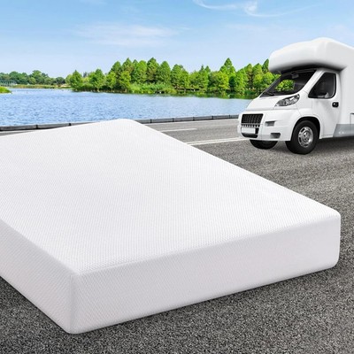 RV Mattress Short Queen 10 Inch Memory Foam Mattresses, Premium Cooling Green Te