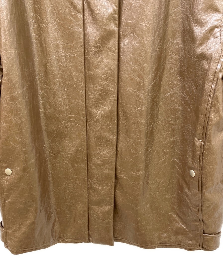 Ameri PASTING LIKE SYNTHETIC LEATHER JACKET 13206… - image 8