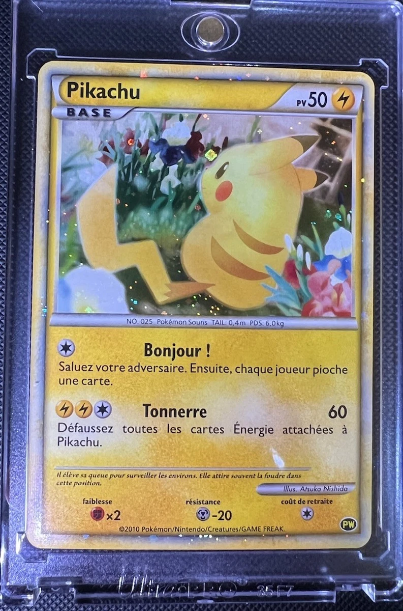 ポケモンカード ピカチュウ Pikachu PW海外版 英語版 2010 PSA 8 English Back 2010 Pikachu World Collection JPN PW Pop 1 No