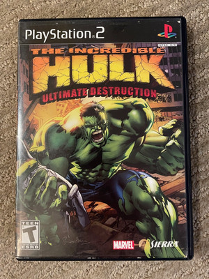 PS2 The Incredible Hulk: Ultimate Destruction game (very good+, unsealed)