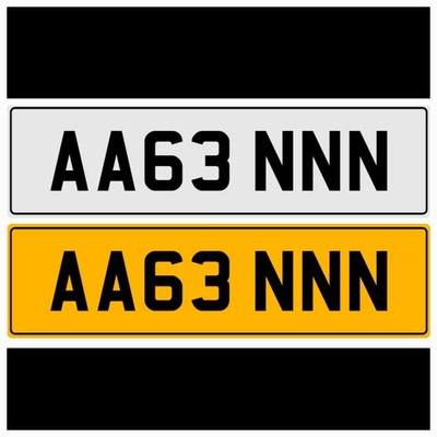 ANN   ANNE ANA ALAN ARRON AARON PRIVATE REGISTRATION CAR NUMBER PLATE AA63 NNN