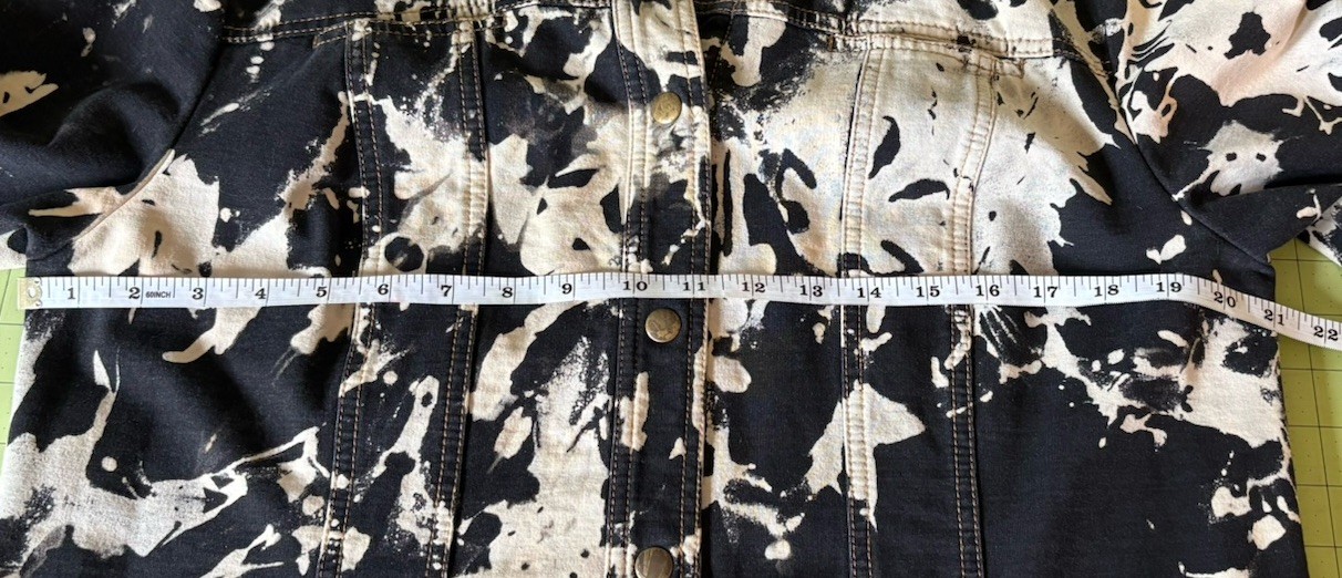 OOAK Bleached Distressed Jacket Lightweight Zener… - image 6