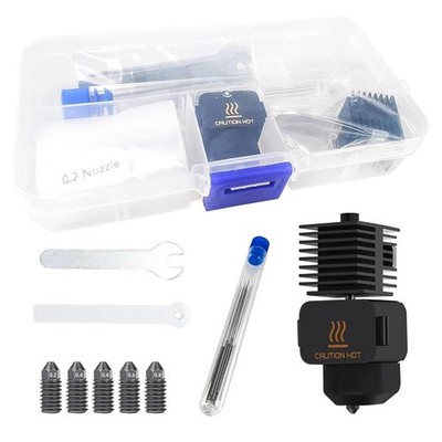 Bambu Lab A1 Mini Hotend Upgrade with Versatile 5 PCS Nozzles & Assembly Tools