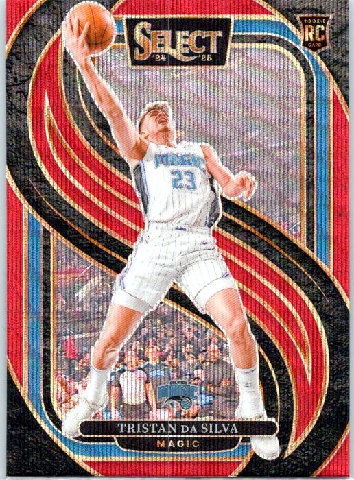 2024-25 Panini Select #167 Tristan da Silva Red Wave Prizm