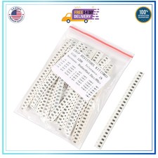 900pcs 1206 SMD Resistor Kit 36 Values 1/4W Chip Resistors 1 Ohm to 10M Ohm