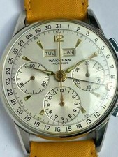Wakmann hecho por Breitling para América real Datora triple calendario Valjoux 72C