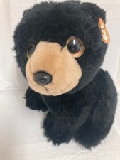 Ty Wild Wild Best💜Midnight The Black Bear 9" Plush New MWMT's