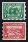 CKStamps: US Stamps Collection Scott#397 398 1c 2c Mint H OG