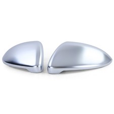 Spiegelkappen Silber Matt zum Austausch für VW Golf 7 VII Limousine 2012-2017